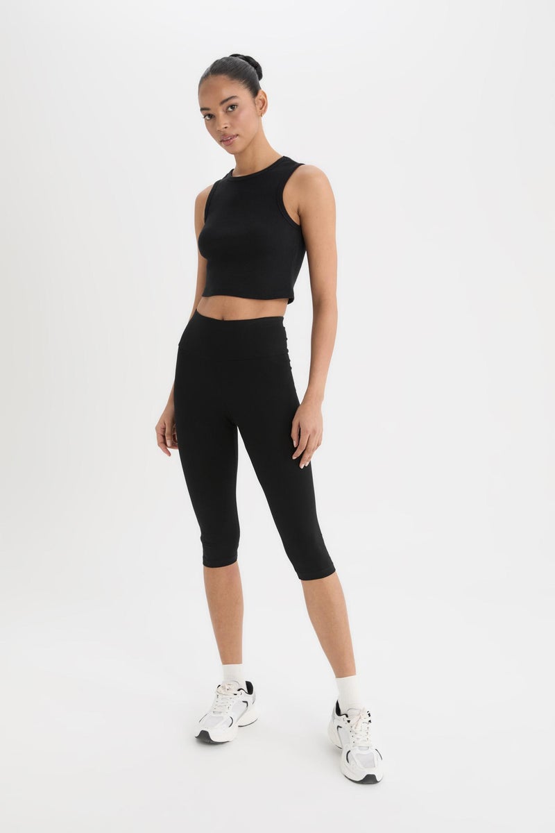 DeFacto Black Woman DeFactoFit Sports Leggings Casual - Image 4